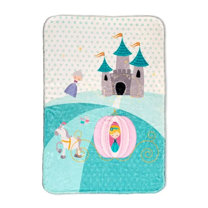 Manta happyfriday mr fox pumpkin multicolor microfibra 110 x 140 cm