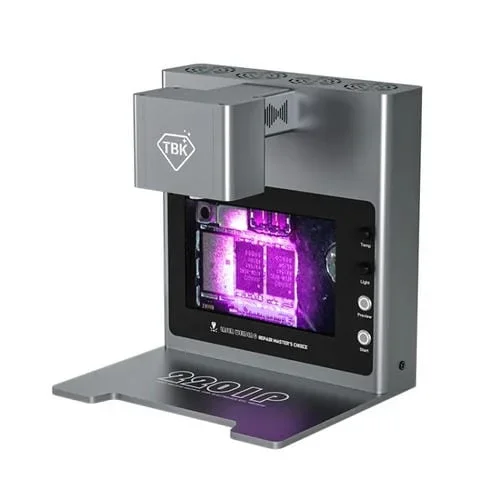 Máquina de Soldadura Termostática Láser InfrarRojo Inteligente Tbk 2201P con Cámara HD LCD Incorporado Enchufe Británico