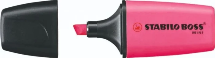 Marcador fluorescente boss mini trazo 2/5mm. rosa stabilo