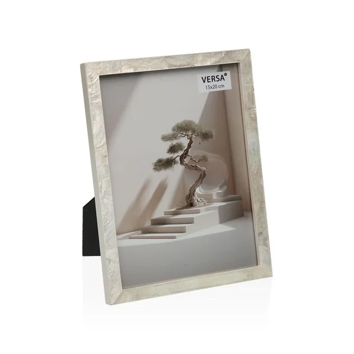 Marco de Fotos Versa Blanco Madera MDF 1,6 x 22 x 16,8 cm – Marca: Versa – EAN: 8420327575906