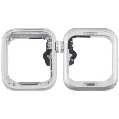 Marco Medio Placa de Bisel con Corona Eje Giratorio Apple Watch Series 5 44mm (GPS) (Plata)