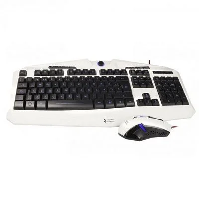 Mars Gaming MCPZE1 teclado Ratón incluido Negro, Blanco