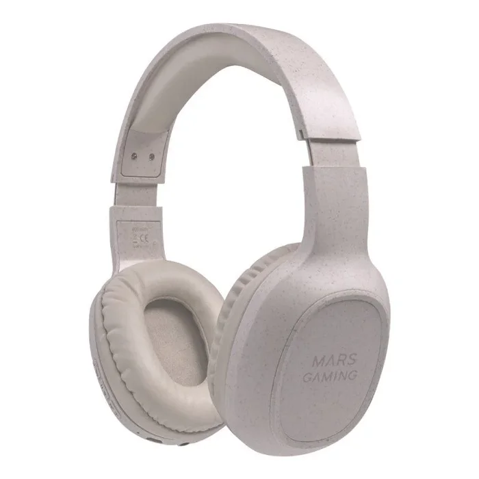 Mars Gaming MHW-ECO Auriculares Inalámbricos Ecológicos Bluetooth 5.1 Micrófono Material Orgánico Wheat Straw