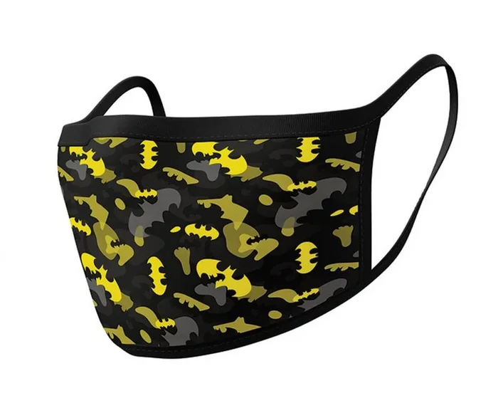 Mascarilla dc comics batman emblema camuflaje