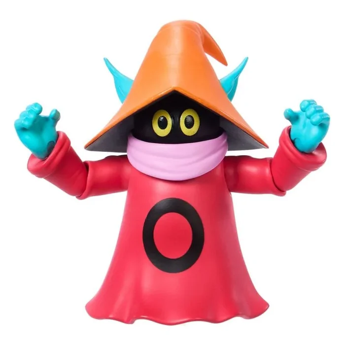 Masters of the Universe Origins Cartoon Collection Orko Figura de acción de hechicero de 14cm, inspirada en la serie de tv de MOTU de los años80, diseño detallado, soporte y cabeza de Montork, JBM92
