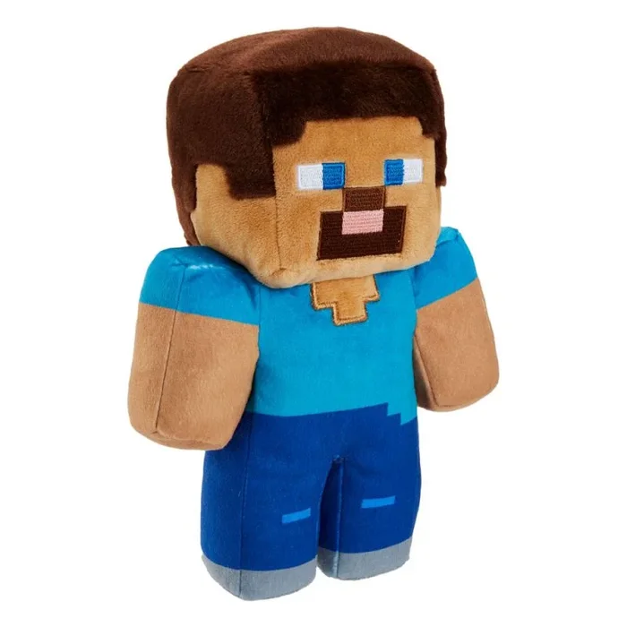 Mattel Minecraft Peluche Steve, personaje del videojuego, juguete +3 años (HHG11)