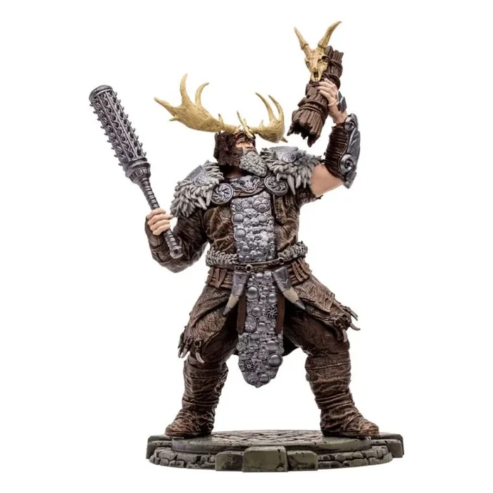 McFarlane Toys Diablo IV Druid Figura de acción a Escala 1:12 de 6 Pulgadas con Cabeza y Mano Intercambiables, 3 Armas, Base de exhibición y Arma misteriosa