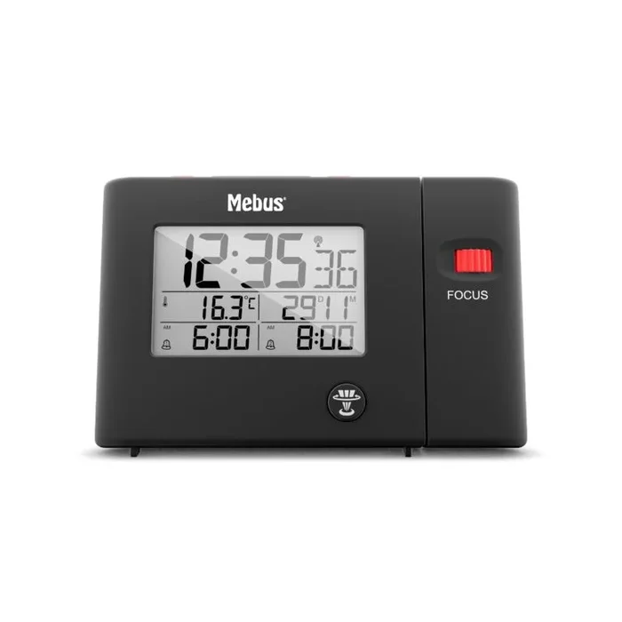 Mebus 25795 Radio Controlled Alarm Clock with Projection Marca