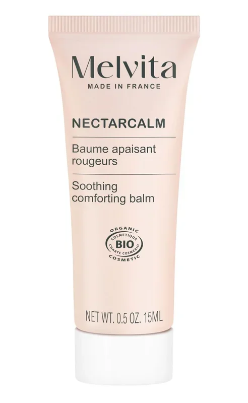 Melvita, Bálsamo Corrector Calmante Para Calmar Irritaciones Y Rojeces, Textura Cremosa E Hidratante, Enriquecido Con Ingredientes Naturales, Apto Para Todo Tipo De Pieles, Práctico Formato De 15 Ml