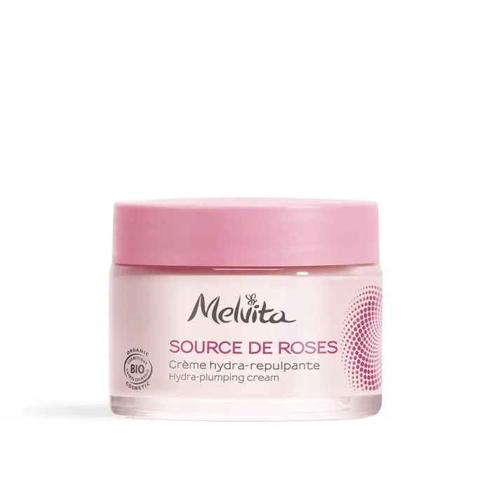 Melvita Source de Rose Hydra-Plumping Cream crema hidratante Mujeres 50 ml