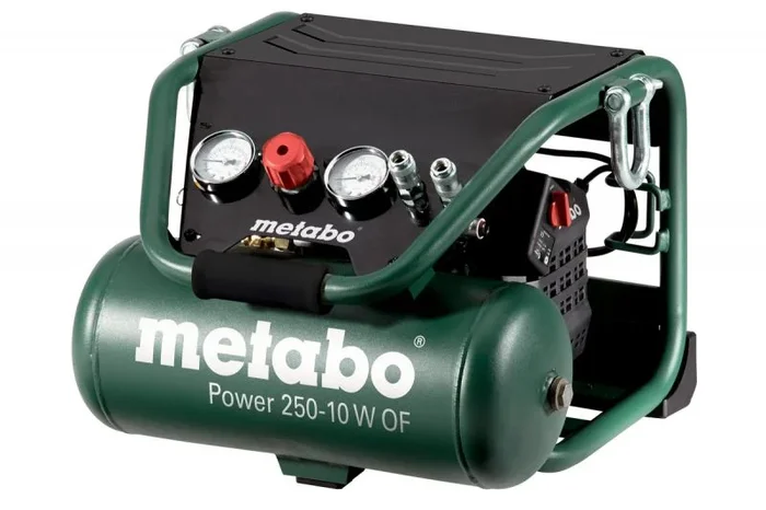 Metabo Power 250-10 W OF – Compresor 2 CV 10 litros sin aceite, especial construcción