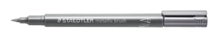Metallic brush, plata staedtler 8321-11