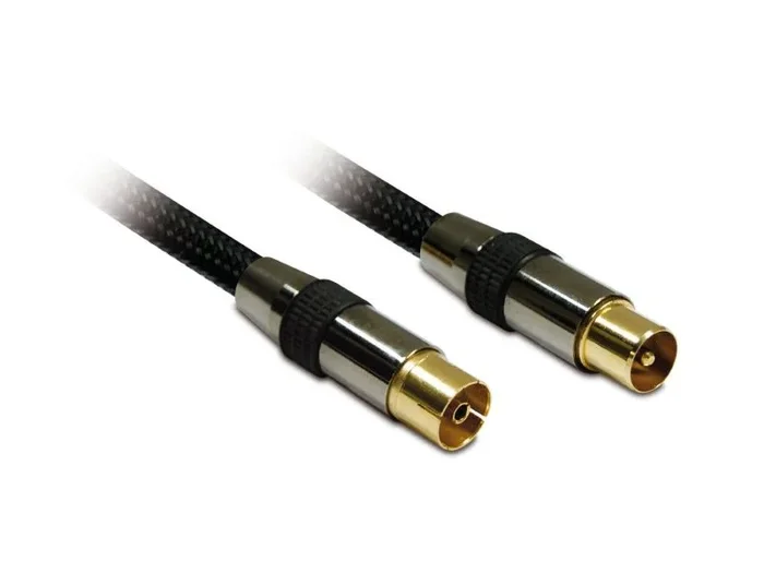 Metronic 419002 cable coaxial Antena 5 m Negro