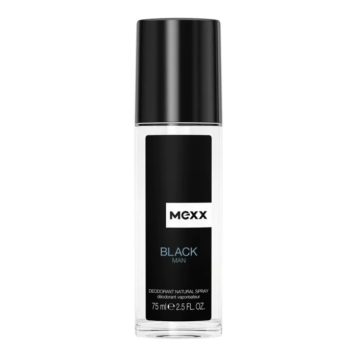 Mexx, black, anti-perspirant, fresh black pepper, deodorant spray, for men, 75 ml