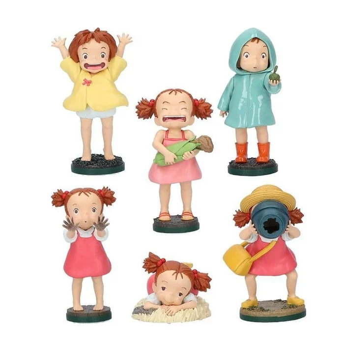 Mi vecino totoro minifiguras mystery box pose collection mei surtido (6)