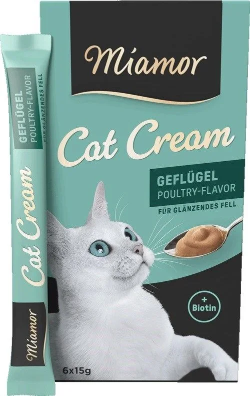 Miamor Cat Cream – Crema de Aves de Corral (6 x 15 g)