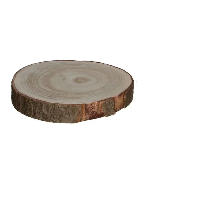 MICA Decorations 83248 Base Decorativa Tronco de Madera, 3 Cm
