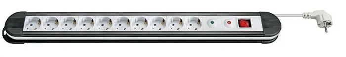 Microconnect GRU001014 base múltiple 1,4 m 10 salidas AC Negro