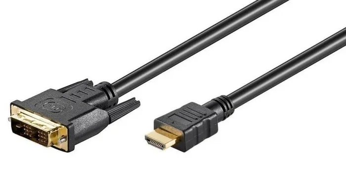 Microconnect HDM191811 adaptador de cable de vídeo 1 m HDMI DVI-D Negro
