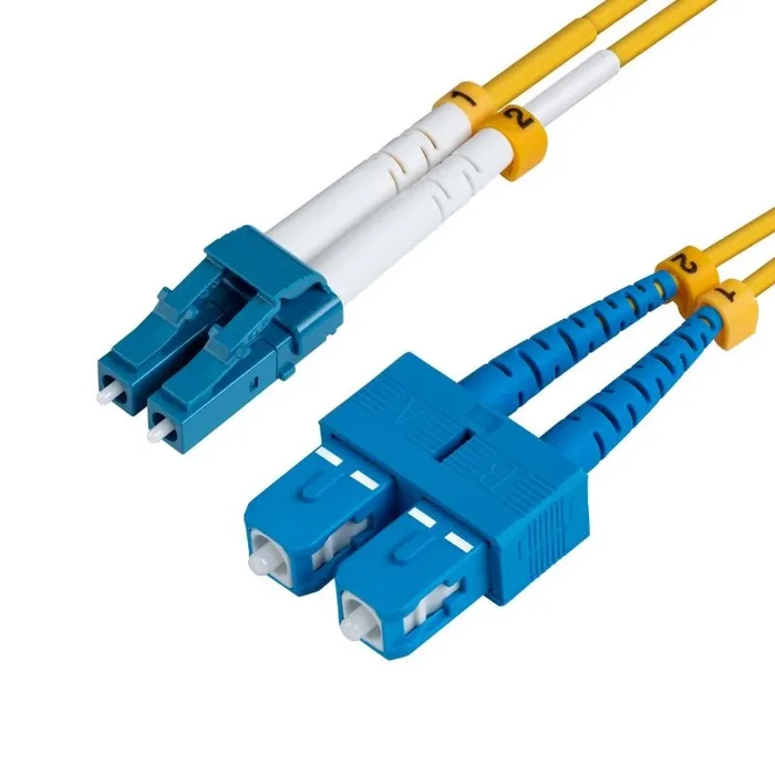 Microconnect LC/PC-SC/PC 10m 9/125 SM Cable de Fibra optica Amarillo – Cable de Fibra óptica (10 m, LC, SC, Male Connector/Male Connector, Amarillo)