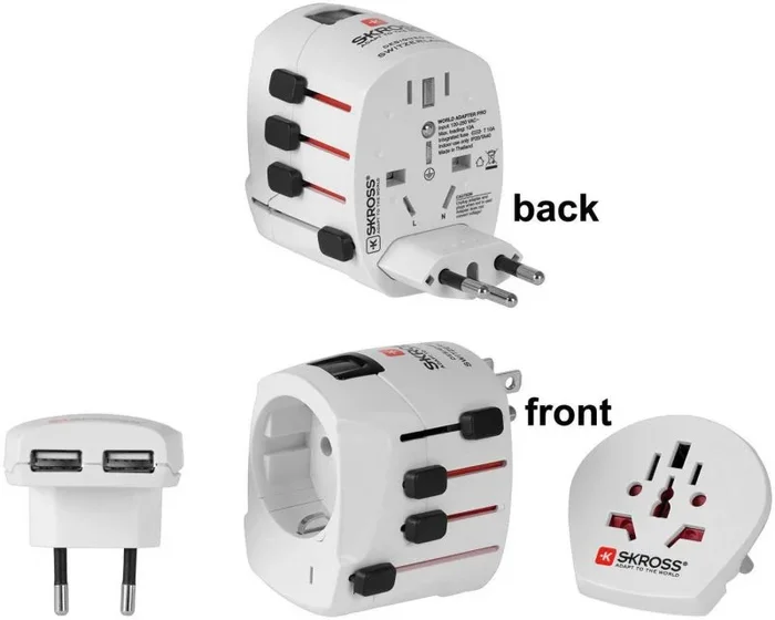 Microconnect PETRAVEL12 cargador de dispositivo móvil Universal Blanco USB Interior