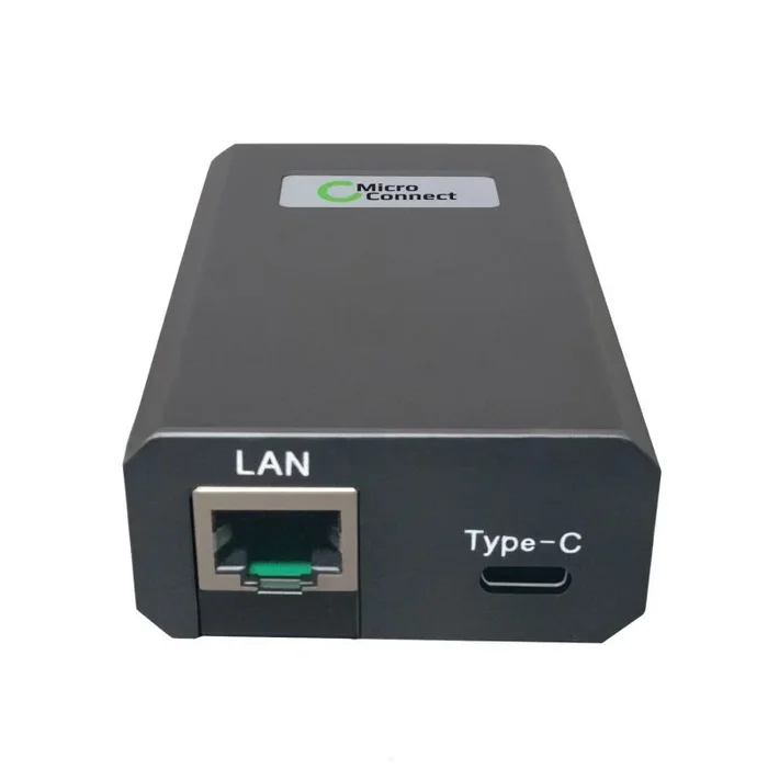 Microconnect POEINJ-25W-USBC adaptador e inyector de PoE Gigabit Ethernet