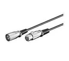 Microconnect XLRMF9 cable para video, teclado y ratón (kvm) Negro 3 m