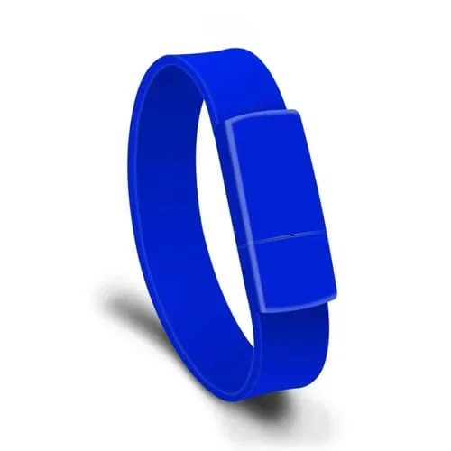 Microdrive 4Gb USB 2.0 Pulsera U Disco de Moda (Azul)