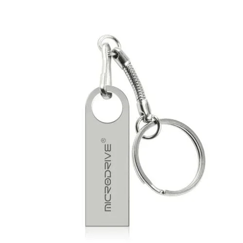 Microdrive Disco en U USB 2.0 de Alta Velocidad de 16 Gb (Gris) Impermeable de Metal
