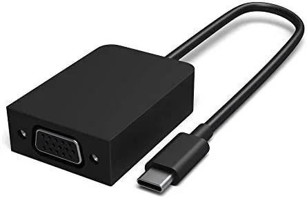 Microsoft Surface USB-C/VGA Adapter VGA (D-Sub) USB Tipo C Negro