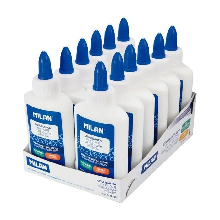 Milan cola blanca botella 100gr expositor -12u-