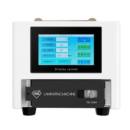 Mini Máquina Eliminación de Burbujas Laminación al Vacío Tbk 208M 3 en 1 con Pantalla Táctil LCD (Enchufe USA)