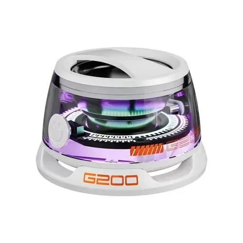 Minialtavoz Subwoofer Bluetooth G200 Tws con Luz Ambiental Colorida (Blanco)