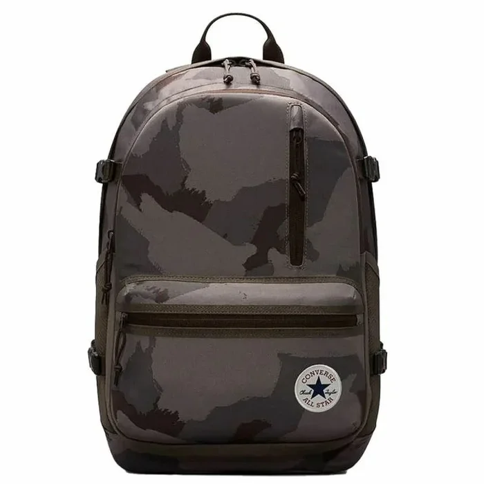 Mochila casual converse straight edge verde militar camuflaje