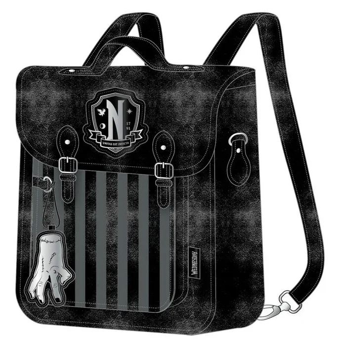 Mochila Casual Moda Polipiel Wednesday, Unisex Adulto, Multicolor, Regular