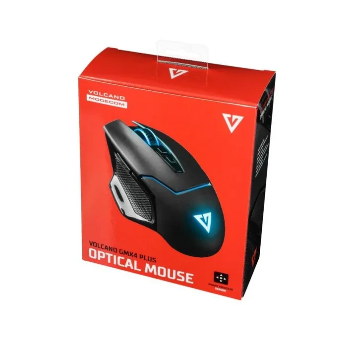 Modecom Volcano MC-GMX4 Plus Mouse USB Optical 7200 dpi Right-Hand + Erebus Black