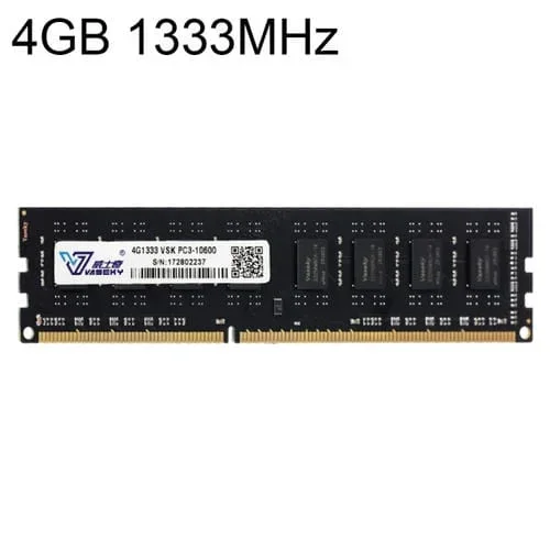 Módulo de Memoria RAM 4GB 1333MHz PC3-10600 DDR3 Vaseky para Escritorio