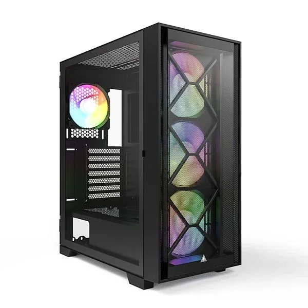 Montech AIR 1000 Premium, Midi-Tower, Tempered Glass, – schwarz