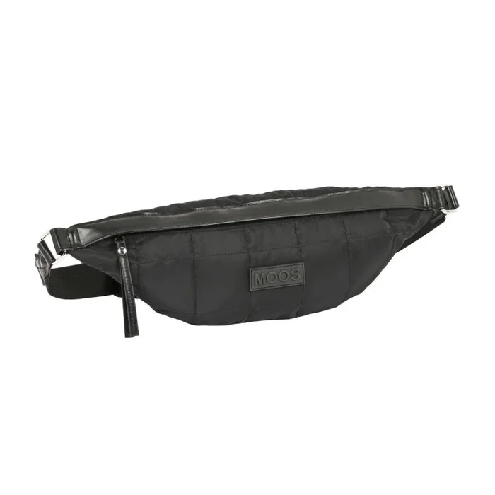 MOOS MOOS-8412688482870 Riñonera Adulto Capsula Acolchado Negro 41X15,5X7Cm, Multicolor, Talla única (SAFTA 842286910)