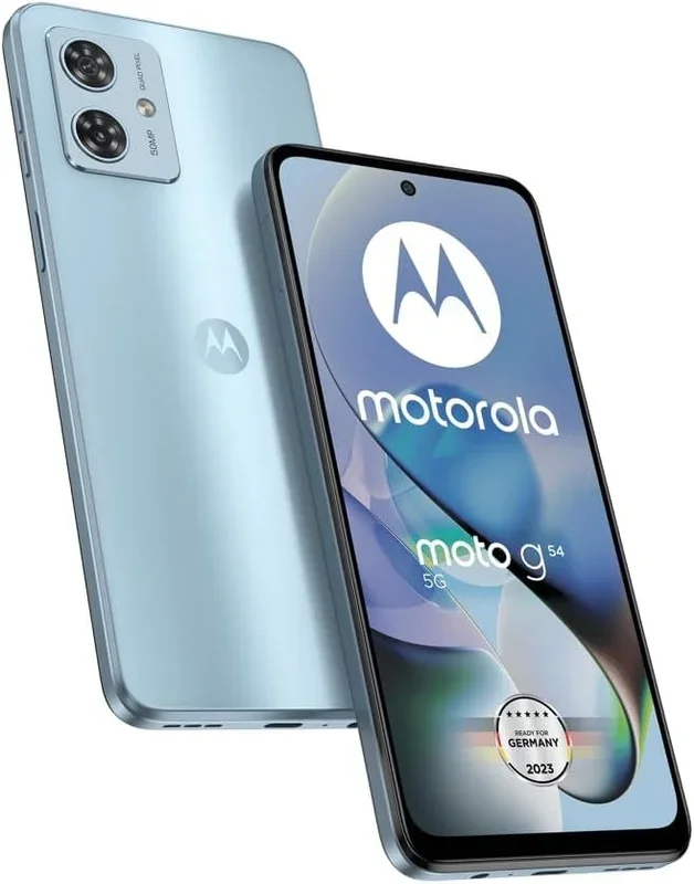 Motorola Moto G54 5G Dual Sim 12GB de RAM 6.5″ 50MP 5000mAh 256GB Color Azul Claro (Glacier Blue) Xt2343-2