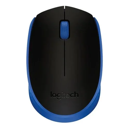 Mouse Inalámbrico Logitech M171 1000Dpi USB con Receptor 2.4G (Azul)