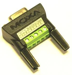Moxa Mini DB9F-to-TB Mini Female DB9 Bloque de terminales Negro – Adaptador para Cable (Mini Female DB9, Bloque de terminales, Male Connector/Female Connector, Negro)