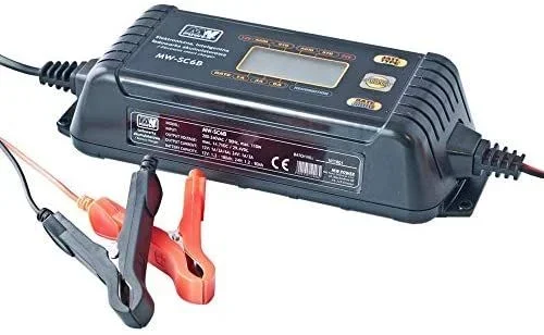 MPL Power Elektro MW-SC6B Cargador de batería para vehículos 14.7 / 29.4 V Negro