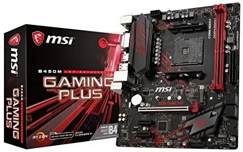MSI B450M GAMING PLUS AMD B450 Zócalo AM4 micro ATX