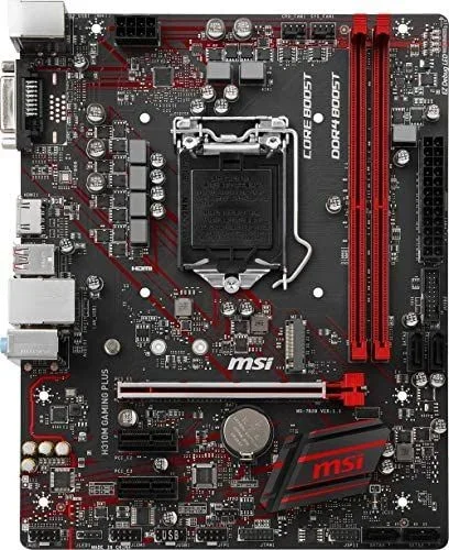 MSI H310M GAMING PLUS Intel® H310 LGA 1151 (Zócalo H4) micro ATX