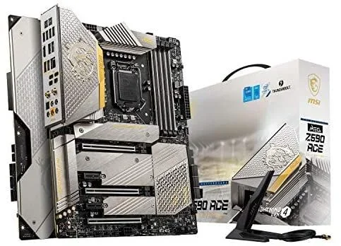 MSI MEG Z590 Ace Gold Edition Intel Z590 LGA 1200 (Socket H5) ATX