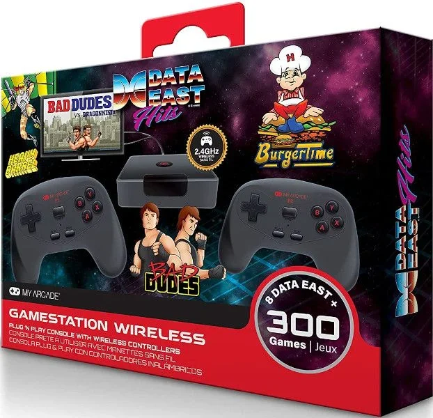 MY ARCADE Gamestation Wireless HD, Éxitos de Data East & Jaleco incluidos y 250 Juegos Retro
