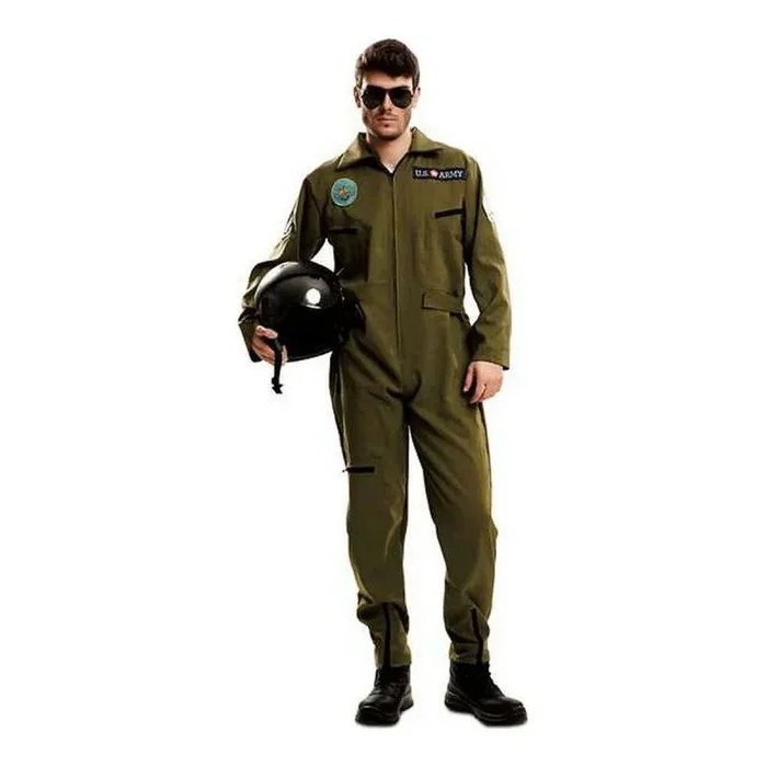 My Other Me Me-202121 Disfraz Top Gun para Hombre, M-L (202121)