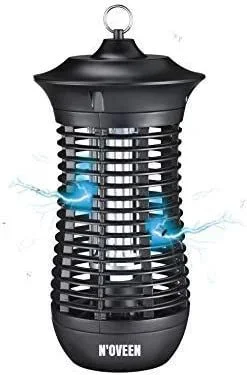 N’Oveen IKN18 IPX4 Asesino de Insectos eléctrico – Trampa de Moscas eléctrica portátil para su hogar – Asesino de Insectos eléctrico, Asesino de Insectos, Asesino de Mosquitos Lampion