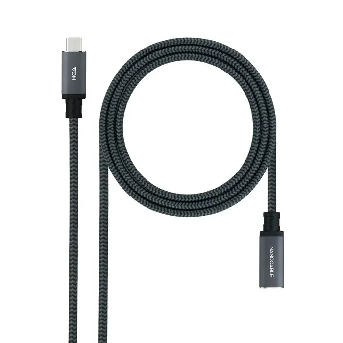 Nanocable 10.01.4501-COMB cable USB USB 3.2 Gen 2×2 1 m USB C Negro